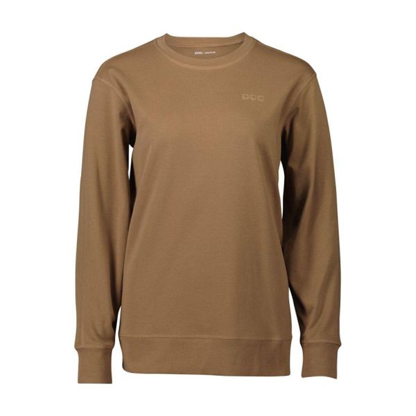Bluza - POISE CREW. Brązowe bluzy damskie POC, m, bez wzorów, z materiału, wakacyjne, bez ramiączek, bez kaptura. Za 339.45 zł.