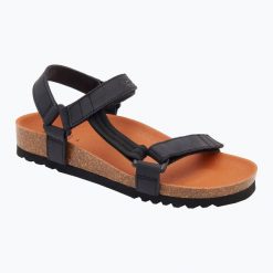 Sandały Scholl Heaven Ad Med. Czarne sandały damskie Scholl, bez wzorów, bez obcasa, bez zapięcia. Za 249.99 zł.