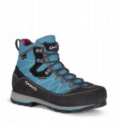 Buty trekkingowe damskie Aku W'S TREKKER LITE III WIDE GTX, turquoise/ grey, 39.5. Szare obuwie trekkingowe damskie Aku, bez zapięcia. Za 687.87 zł.