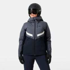 Damska kurtka narciarska Helly Hansen Edge 3.0. Szare kurtki sportowe damskie Helly Hansen, na zimę, bez wzorów, bez ramiączek, z kapturem, narciarskie. W wyprzedaży za 1,251.00 zł.