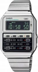 Zegarek Casio Zegarek Męski Casio CA-500WE-7BEF Srebrzysty ( 34 mm). Zegarki męskie Casio, bez wzorów. Za 262.27 zł.