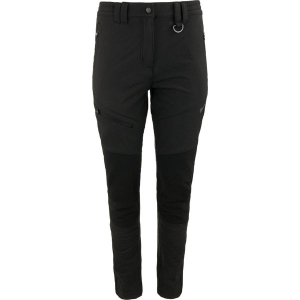 Damskie Kalhoty Softshell McKees Kristen - Oddychające i Odporne. Czarne spodnie sportowe damskie GALEO, bez wzorów, z softshellu, sportowe, trekkingowe. Za 243.03 zł.