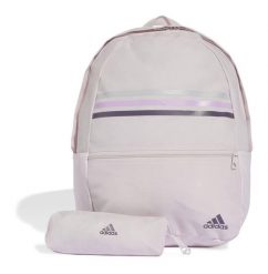 Plecak szkolny adidas Classic z piórnikiem. Czerwone plecaki męskie Adidas, bez wzorów. Za 152.35 zł.