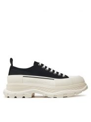MCQ Alexander McQueen Trampki 705660 W4MV2 Czarny. Czarne trampki męskie McQ Alexander McQueen, bez wzorów, z materiału, bez zapięcia. Za 1,889.00 zł.