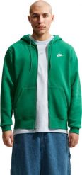 Nike Bluza męska Nike Club BB FZ Hoodie zielona FN3861 365 S. Zielone bluzy sportowe męskie Nike, m, bez wzorów, bez kaptura. Za 399.48 zł.