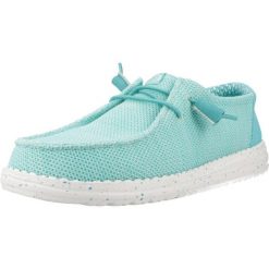 Buty HEY DUDE WENDY STRETCH MESH CERAMIC Niebieski. Niebieskie obuwie trekkingowe damskie SENZA MARCA, z meshu, bez zapięcia. Za 204.99 zł.