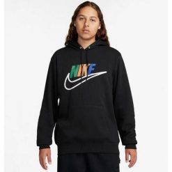 Bluza z Kapturem Club Futura Rozmiar L Czarny - FZ0772-010. Brązowe bluzy sportowe męskie Nike, l, bez wzorów, z polaru, z kapturem, na fitness i siłownię. W wyprzedaży za 252.10 zł.