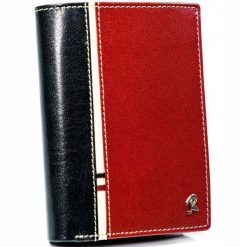 Portfel męski Rovicky 331-RBA-D BLACK-RED czarno-czerwony. Czarne portfele męskie ROVICKY, bez wzorów. Za 84.00 zł.