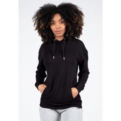 Crowley WoMęskie Oversize bluza z kapturem - Czarny. Czarne bluzy damskie GORILLA WEAR, s, bez wzorów, z bawełny, bez ramiączek, z kapturem. Za 356.00 zł.