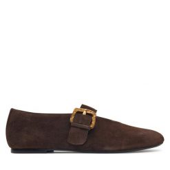 Baleriny Vagabond Shoemakers. Brązowe balerinki damskie Vagabond Shoemakers, bez wzorów, bez obcasa, bez zapięcia. Za 564.99 zł.