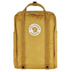 Plecak szkolny Tree-Kanken. Żółte plecaki męskie Fjällräven, bez wzorów, z lyocellu, vintage. Za 542.20 zł.