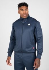Tennessee Kurtka dresowa - Granatowy. Niebieskie kurtki męskie GORILLA WEAR, xl, bez wzorów, z dresówki, bez kaptura. Za 285.00 zł.