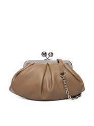 Weekend Max Mara Torebka 2615511164600 Brązowy. Brązowe torebki do ręki damskie Weekend Max Mara, bez wzorów, ze skóry, bez dodatków. Za 1,309.00 zł.