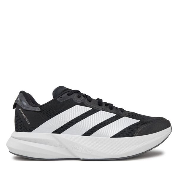Buty do biegania adidas. Czarne obuwie sportowe damskie Adidas, bez wzorów, bez zapięcia, do biegania. Za 309.99 zł.