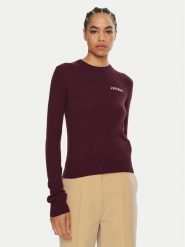 2NDDAY Sweter Lance 2245343408 Bordowy Regular Fit. Czerwone swetry nierozpinane damskie 2NDDAY, s, bez wzorów, z wiskozy, bez kołnierzyka, bez ramiączek. Za 289.99 zł.