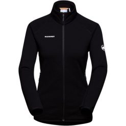 Bluza z zamkiem damska Mammut Aconcagua ML Jkt. Czarne bluzy damskie Mammut, m, bez wzorów, z materiału, bez ramiączek, bez kaptura. Za 890.99 zł.