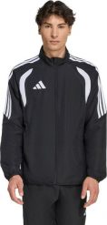 Adidas Bluza męska Tiro 26 League Presentation czarna JZ9049 M. Czarne bluzy męskie Adidas, m, bez wzorów, bez ramiączek, bez kaptura. Za 171.71 zł.