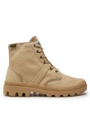 Palladium Trapery Pallabrousse 00069-297-M Beżowy. Brązowe buty zimowe męskie Palladium, bez wzorów, z materiału, bez obcasa, bez zapięcia. Za 429.99 zł.