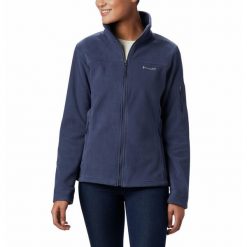 Bluza sportowa damska Columbia Fast Trek II Jacket. Niebieskie bluzy damskie Columbia, s, bez wzorów, sportowe, bez ramiączek, bez kaptura. Za 273.00 zł.