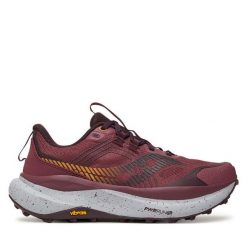 Buty do biegania Saucony. Czerwone obuwie sportowe damskie Saucony, bez wzorów, bez zapięcia, do biegania. Za 639.99 zł.