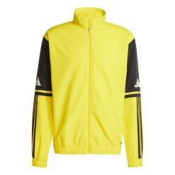 Kurtka z dresu adidas Squadra 25. Czarne kurtki męskie Adidas, bez wzorów, z dresówki, bez kaptura. Za 153.99 zł.