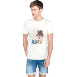 Jack & Jones Horizons Koszulka Biały. Białe t-shirty męskie Jack & Jones, l, bez wzorów, z bawełny, bez kołnierzyka, bez ramiączek. Za 57.95 zł.