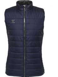 Kurtka sportowa damska Hummel North Waistcoat bez rękawów. Niebieskie kurtki sportowe damskie Hummel, s, bez wzorów, z materiału, bez ramiączek, bez kaptura. Za 318.65 zł.