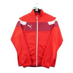 Kurtka Męska 654658 01 Czerwona. Czerwone kurtki sportowe męskie Puma, m, bez wzorów, bez kaptura, na fitness i siłownię. Za 122.16 zł.
