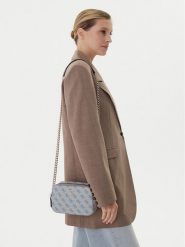 Guess Torebka Noelle II HWBG96 72140 Niebieski. Niebieskie torebki do ręki damskie Guess, z aplikacjami, ze skóry, bez dodatków. Za 329.99 zł.