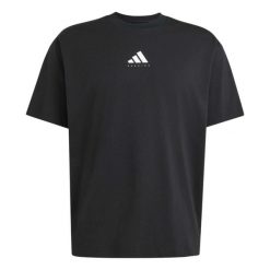 T-shirt adidas Run Essentials Category. Czarne t-shirty damskie Adidas, l, bez wzorów, z materiału, sportowe, bez kołnierzyka, bez ramiączek. Za 104.00 zł.