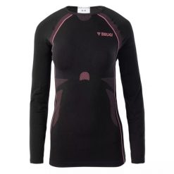 Koszulka termoaktywna Brugi 2RC3 RGZ-Black, damska, Rozmiar S/M. Czarne koszule nocne damskie Brugi, bez wzorów, z materiału, bez ramiączek. Za 74.99 zł.