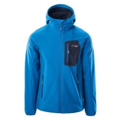Kurtka zimowa męska Elbrus Sete softshell. Niebieskie kurtki sportowe męskie ELBRUS, na zimę, m, bez wzorów, z softshellu, bez kaptura. Za 269.50 zł.
