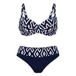 Zestaw bikini damskie Tribal Monotones. Niebieskie stroje kąpielowe damskie ANITA ACTIVE, bez wzorów, z elastanu. Za 619.00 zł.