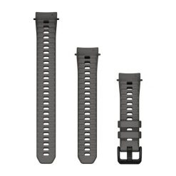 Silikonowy pasek do zegarka Garmin Instinct® E 40mm. Szare zegarki damskie Garmin. Za 198.50 zł.