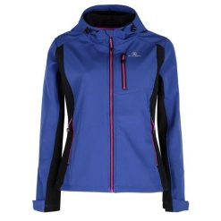 Damska kurtka softshell Athl. dpt Maya Pervinica Blue. Niebieskie kurtki sportowe damskie Givova, bez wzorów, z elastanu, bez ramiączek, bez kaptura, trekkingowe. Za 281.99 zł.