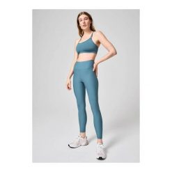 Legginsy Damskie Fitness Casall Z Wysokim Stanem. Niebieskie legginsy damskie Casall, bez wzorów. W wyprzedaży za 199.00 zł.