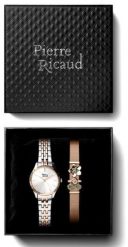 Zegarek damski Pierre Ricaud P21018.R113Q148.9 srebrny. Szare zegarki damskie Pierre Ricaud, srebrne. Za 470.00 zł.