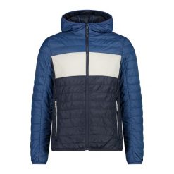 Kurtka z kapturem CMP. Czarne kurtki męskie CMP, bez wzorów, z puchu, sportowe, z kapturem. Za 403.50 zł.