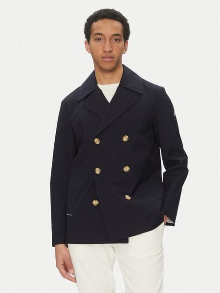 Liu Jo Płaszcz QA5245 E1003 Granatowy Regular Fit. Niebieskie płaszcze męskie Liu Jo, m, bez wzorów, z syntetyku, bez kołnierzyka, bez kaptura. Za 559.99 zł.