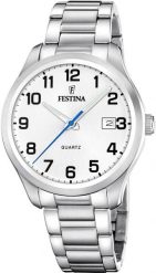 Zegarek męski Festina F20736-1 srebrny. Szare zegarki męskie Festina, bez wzorów, srebrne. Za 489.00 zł.
