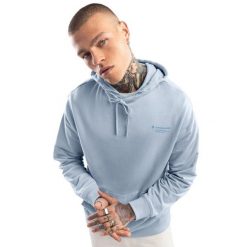 Bluza dresowa z kapturem Lifestyle męska SIROKO Splash Electric. Niebieskie bluzy męskie SIROKO, m, bez wzorów, z bawełny, z kapturem, na fitness i siłownię. Za 190.00 zł.