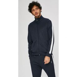 Review - Bluza. Niebieskie bluzy męskie Review, m, bez wzorów, z bawełny, bez ramiączek, bez kaptura. W wyprzedaży za 129.90 zł.