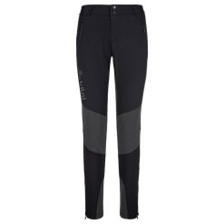 Damskie spodnie outdoorowe Kilpi NUUK-W. Czarne spodnie sportowe damskie Kilpi, bez wzorów, z nylonu, sportowe, trekkingowe. Za 277.46 zł.