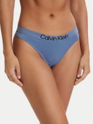 Calvin Klein Underwear Stringi LV00QD5292 Niebieski. Niebieskie majtki damskie Calvin Klein Underwear, z bawełny. Za 79.99 zł.