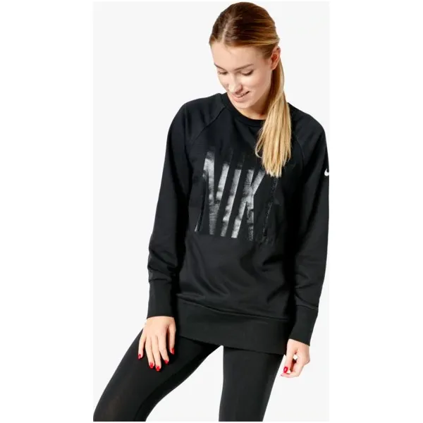 Nike Bluza Dry Top Crew Grx Ho , czarny, rozmiar S. Czarne bluzy damskie Nike, s, bez wzorów, z materiału, sportowe, bez ramiączek, bez kaptura. W wyprzedaży za 159.99 zł.