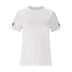 Damska koszulka termoaktywna Elite Lab LAB. Białe bluzki damskie ELITE LAB, bez wzorów, sportowe, bez kołnierzyka, bez ramiączek. W wyprzedaży za 133.00 zł.