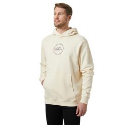 Bluza sportowa męska Helly Hansen Core Graphic. Białe bluzy sportowe męskie Helly Hansen, l, bez wzorów, z kapturem. W wyprzedaży za 248.30 zł.