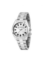 KARL LAGERFELD Zegarek R0553101514 Srebrny. Szare, analogowe zegarki damskie KARL LAGERFELD, srebrne. Za 619.99 zł.