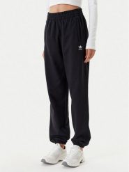 Adidas Spodnie dresowe Essentials French Terry IW0952 Czarny Loose Fit. Czarne spodnie dresowe damskie Adidas, bez wzorów, z bawełny. Za 199.99 zł.