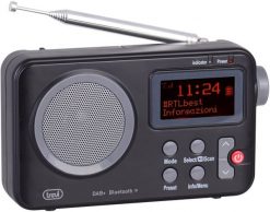Radio Trevi DAB7F8000R BLACK dab dab+ fm bt. Czarne radia Clint. Za 154.72 zł.